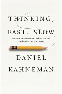ปกหนังสือ Thinking fast and slow